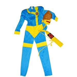 Vintage 1994 Marvel Comics Cyclops Costume X-Men Halloween Complete Set